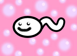 A happy little spermy sperm     O~